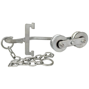 केले के लटकाए हुए रोलर व्हील ट्रॉली केले की एक या डबल बीयरिंग के साथ - Product Image 1