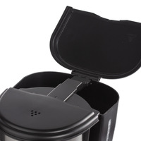 Cafetières à filtre portables avec pot en verre transparent, filtre amovible, petite machine à café domestique pour les entreprises