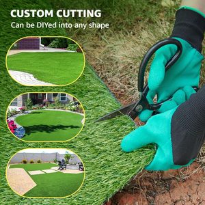 <span class=keywords><strong>Gazon</strong></span> artificiel en rouleau avec trous de drainage pour chien, jardin, paysage, balcon, patio, décoration de cour, 4 pieds x 6 - Product Image 5