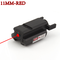 Mini viseur laser avec clips de 11 mm pour la chasse, le tir et l'équipement et accessoires de visée tactique