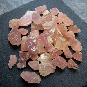 Lote de 53 Piezas de Cuarzo Rosa Natural de 20-60 mm, 3536 Quilates, Alta Calidad, Iroc Sales, Piedras Preciosas Sueltas Rosas, Logotipo Personalizado - Product Image 3