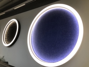 IP20ไฟ LED อะคูสติกแบบวงแหวนที่ทันสมัยแผงดูดซับเสียงแบบกำหนดเองได้ - Product Image 3