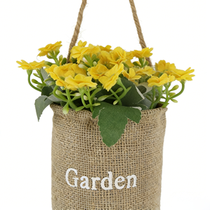 Decoración de Flores Artificiales de <span class=keywords><strong>Aglaia</strong></span> al por Mayor con Bolsa de Yute y Cuerda para Colgar, Flores Artificiales para Arreglos del Hogar y Adornos - Product Image 5