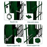 Panneaux de clôture en treillis V près de chez moi, Prix de la clôture, Clôture en treillis plastique rigide, Portail de clôture en treillis V, Clôture à pliage en V