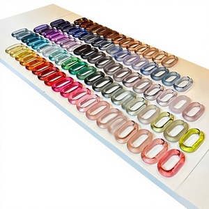 Cadena de Eslabones de Resina de Moda 2026, Hecha a Mano, de Forma Irregular, Multicolor, Artesanía Artística para Decoración del Hogar - Product Image 1