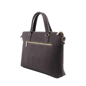 ELEECHOO-Bolso de cuero de corcho Vintage para hombre, bolso de viaje informal/de negocios, maletín marrón personalizado directo de fábrica - Product Image 3
