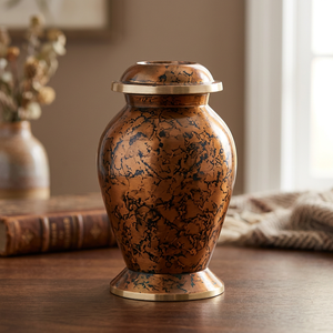 Urn pink flower Adult <b>pet</b> brass and Funeral Urns Casket funerary urn ossuary cinerary Human Memorial Urn pink flower Adult <b>pet</b> - Product Image 3
