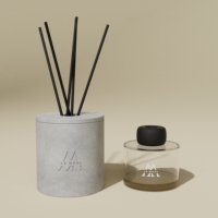 Coffret cadeau diffuseur de parfum en céramique C&H avec bouteille et bâtonnets