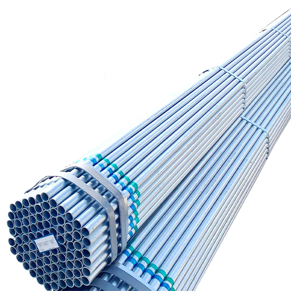 high quality q355b 6 inch 1.8mm 4mm thick double wall welded seamless galvanized steel pipe
