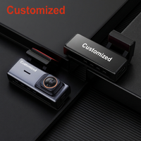 Caméra de tableau de bord double objectif 4K avant 1080P arrière, écran tactile, corps métallique, contrôle via application WIFI, vision nocturne Starlight, surveillance 24H en stationnement