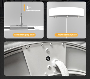 Brandon Top Vente En Aluminium Monté En Surface Led Cercle Lumière Avec Smd2835 PC Forme Ronde Led Plafonnier pour Barbier - Product Image 5