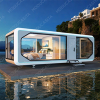 Venta Directa de Fábrica: Casa Cápsula Ecológica Modular, Prefabricada, Transpirable, con Estructura de Acero Galvanizado para Exteriores, Hotel Móvil
