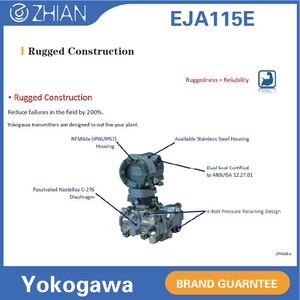 Capteur de débit Yokogawa 4-20 MA BRAIN HART EJA115 flambant neuf - Product Image 2