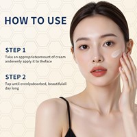 Crème éclaircissante au glutathion en marque privée OEM avec nicotinamide, acide hyaluronique, crème rajeunissante pour le visage