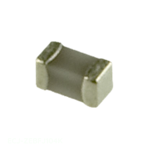 ตัวเก็บประจุเซรามิก0201 0603 uF 0.1 uF 6.3V X5R 0201 0.1 uF ฝาครอบ ECJ-ZEBFJ104K - Product Image 1
