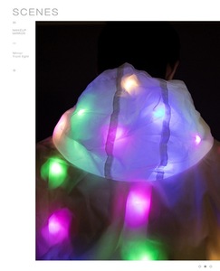 Waterproof Clothes Cool Night Running Props <b>Light</b> up Rave Adult Kids Dance Performance Fancy Dress <b>Flash</b> - Product Image 4