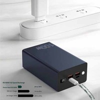 Nouvelle batterie externe pour ordinateur portable en aluminium USB C 2025, 50 000 mAh, chargeur de batterie rapide, PD 100 W