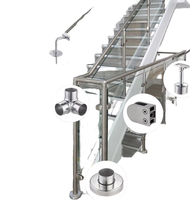 Pièces de fabrication usinées CNC pour base de main courante en acier inoxydable, fabriquées strictement selon vos plans