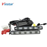 Lampe LED DRL universelle étanche 550lm E4 CE R87 homologuée Feux de jour Feux de voiture Ampoule