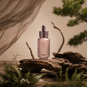 Flacon de sérum pour soins de la peau en verre givré rond de 30 ml, avec pulvérisateur, pour l'emballage d'huiles essentielles, logo personnalisé, service OEM ODM - Product Image 4