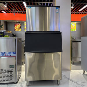 Machine à glaçons <span class=keywords><strong>en</strong></span> cubes, petite machine à glaçons carrés avec <span class=keywords><strong>bac</strong></span> de stockage de 30 kg pour bar, café, 220V CE - Product Image 3