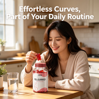 Gummies BBL Formule Naturelle avec Vitamine E pour le Soutien de la Forme des Hanches Pêche