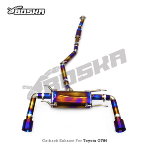 Système d'échappement BOSKA Valvetronic Catback pour FT86/GT86/GR86/86/Scion FR-S 2.0L 2012-2024, silencieux en titane - Product Image 6
