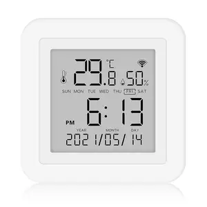 WiFi温度湿度モニターTUYAAPPコントロール付き温度湿度センサーWiFi温度計