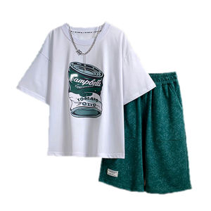 BCA New Fashion Garçons Vêtements Ensembles pour Enfants 2pcs Sport Survêtement avec Sérigraphie Logo T-Shirt Taille 5-15 Ans - Product Image 1