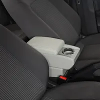 Vtear pour Hyundai HB20 2012-2026 – Boîte d'accoudoir de console centrale en ABS avec porte-gobelet USB et rangement central – Pièces de rechange
