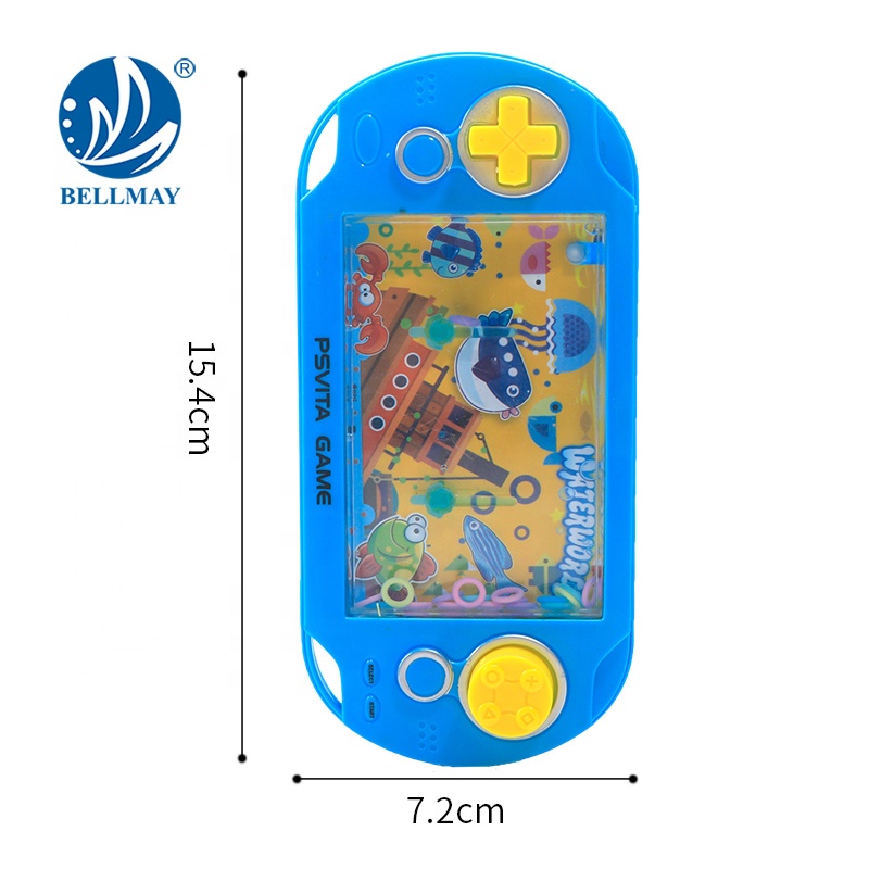 Máquina De Juego De Agua Portátil De 14x7 Cm – Juguete De Anillos Acuáticos, Consola De Mano Sin Baterías, Ideal Para Coordinar Mano-ojo (estilo Aleatorio)