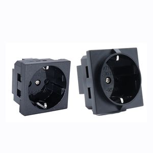 Prise de courant industrielle 16A TYPE F Schuko, 250V, montage sur panneau, norme européenne, pour système et équipement de stockage d'énergie - Product Image 1