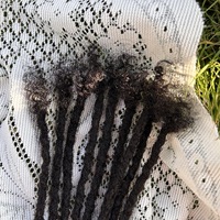 Fummi Locs 100% fait à la main Full Dreadlocks Extension Bundles Soft 100% Extensions de cheveux humains dans les styles Afro Curl Wave