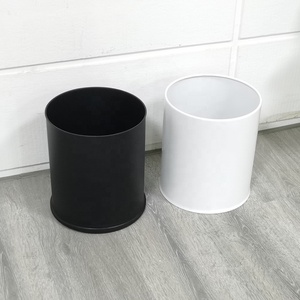 Thùng Rác Bằng Da Cho Phòng Khách Khách Sạn Bằng Kim Loại Tùy Chỉnh Thùng Rác Thùng Rác - Product Image 5