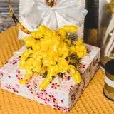 Cintas de Regalo con Lazo de Mariposa, Color Rosa y Amarillo Sólido, Tejidas en Poliéster, Hermosas y Modernas, para Cumpleaños, San Valentín, Navidad - Product Image 3