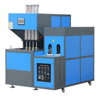 Prix de la machine de fabrication de bouteilles PET Machine de soufflage Machines de moulage par soufflage Semi Automatique Usine de Fabrication de Plastique Personnalisé