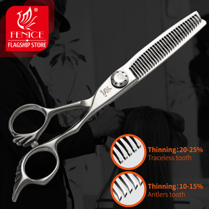 6 pulgadas profesional peluquero tijeras <span class=keywords><strong>de</strong></span> corte <span class=keywords><strong>de</strong></span> pelo adelgazamiento dientes tijeras conjunto - Product Image 4