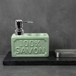 Dispensador de Jabón de Cerámica para Bañera, Moderno, Económico y Vacío - Product Image 1