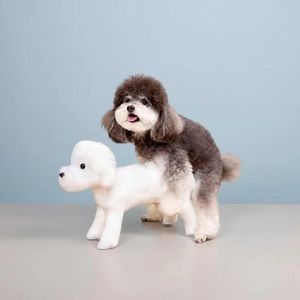 Masturbador <span class=keywords><strong>de</strong></span> Peluche Interactivo <span class=keywords><strong>de</strong></span> Silicona con Sensación Realista para Perros Machos, Alivia el Estrus, Blanco, para Acariciar y Dormir, Juguete Sexual para Mascotas - Product Image 1