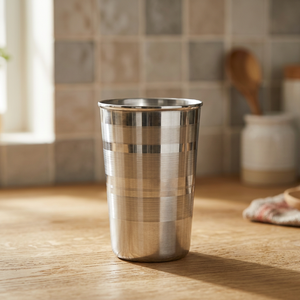 Venta al por Mayor de Vasos Modernos de Acero Inoxidable de Alta Calidad con Acabado Cromado Espejo Plateado, Ecológicos, Aptos para Contacto con Alimentos, para Cerveza y Vino - Product Image 1