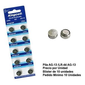 ถ่านอัลคาไลน์ Kingcell Ag13 Lr44 แพ็ค 10 ก้อน - Product Image 2