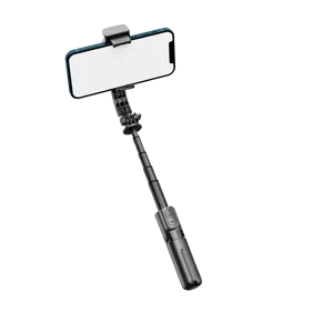 Caméra de suivi du visage intelligente Bâton à selfie Stabilisateur d'objectif rotatif à 360 degrés Support de téléphone Bâton à selfie