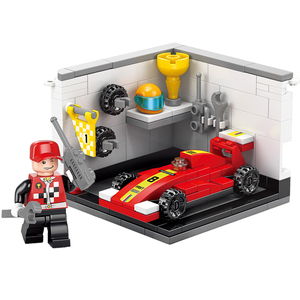 Yeni Mini 3D kapalı minyatür sahne seti şehir sokak görünümü yapı taşı oyuncak Mini ev bulmaca çocuklar için benzersiz hediyeler - Product Image 6