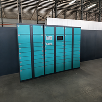 Casier de livraison intelligent personnalisé avec 6/12/24 portes, système de casier à colis intelligent