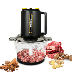 Picadora de carne eléctrica Gemat de 3L con múltiples cuchillas para carne picada y batido de huevos, uso doméstico - Product Image 1