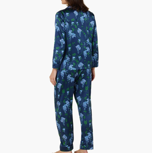 Ensemble <span class=keywords><strong>de</strong></span> pyjama en satin thermique pour femmes, personnalisable avec logo frontal, 2 pièces, vêtements <span class=keywords><strong>de</strong></span> nuit confortables et décontractés - Product Image 4