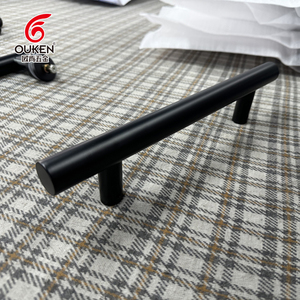 Thép không gỉ bọc màu xám nâu da cửa xử lý, tinh tế thép không gỉ cửa kính xử lý cho ngôi sao đánh giá căn hộ - Product Image 1