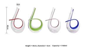 קריאייטיב יוקרתי יצירתי זכוכית יין דקנטר aerator עיצוב מודרני תווים מנפק תכונה ניידת יין אדום אביזר - Product Image 5