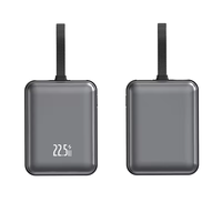 Nouveaux produits électroniques tendance, batterie externe ultra-fine en métal 20000mAh avec charge rapide 22.5W, chargeur portable rapide pour iPhone