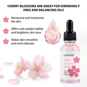 Sérum Visage à la Fleur de Cerisier Sakura Anti-Taches Brunes, Anti-Rides, Réducteur de Pores, Illuminateur, Raffermissant et Hydratant - Product Image 4